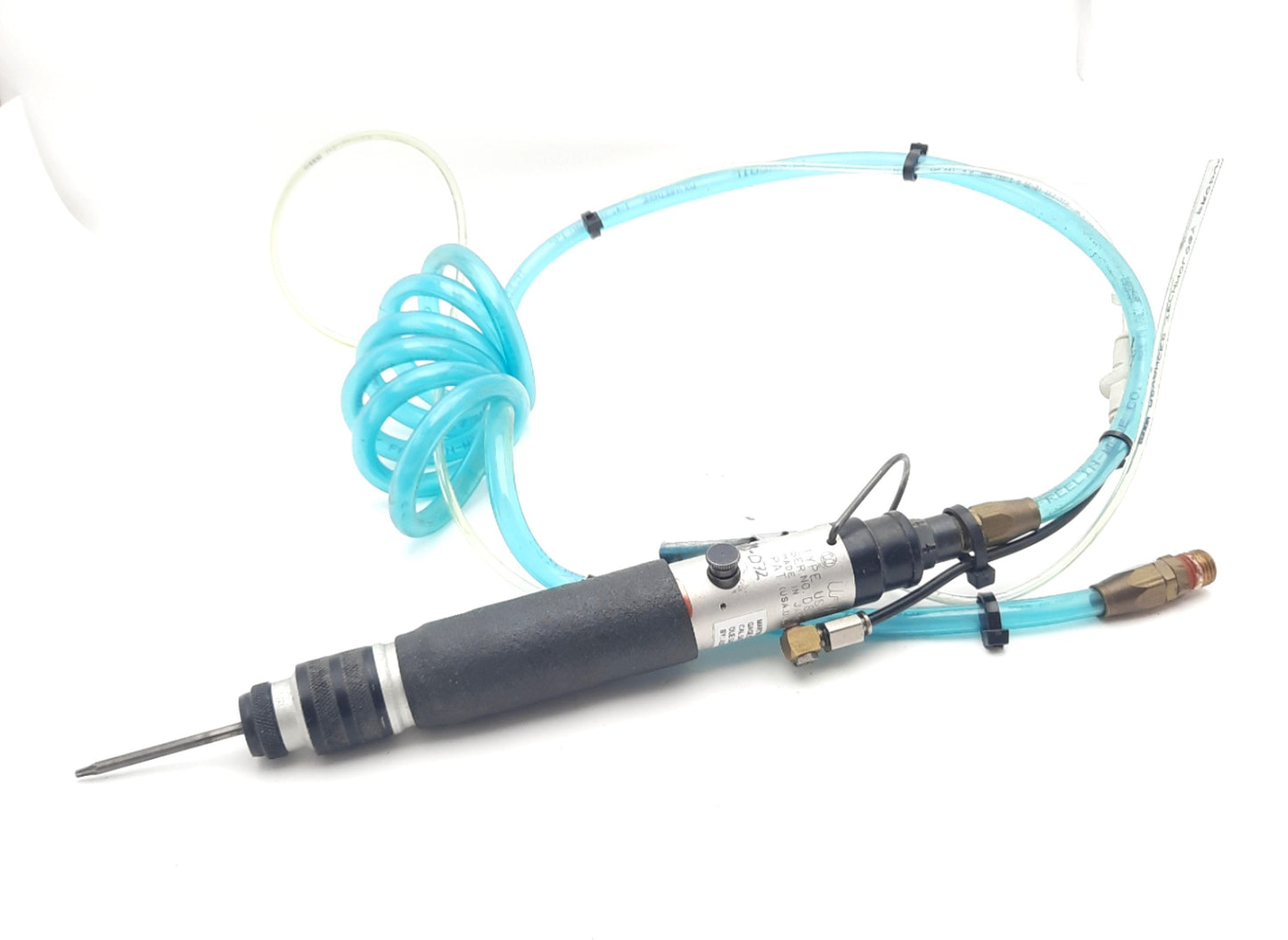 Used Uryu US-LT30BL-11 Inline Air Screwdriver 9.7-18.5in-lbs 110rpm 1/4" ID 4mm