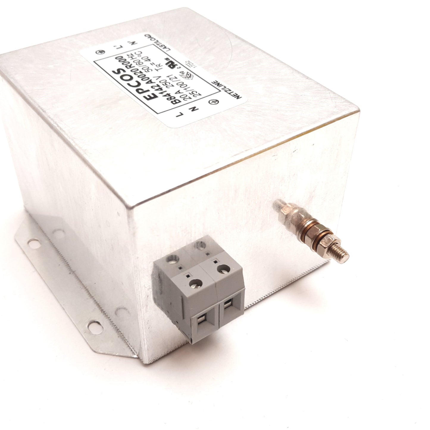 Used Epcos B84142A0020R000 Power Line Filter, Rating: 250V 50/60Hz 20A