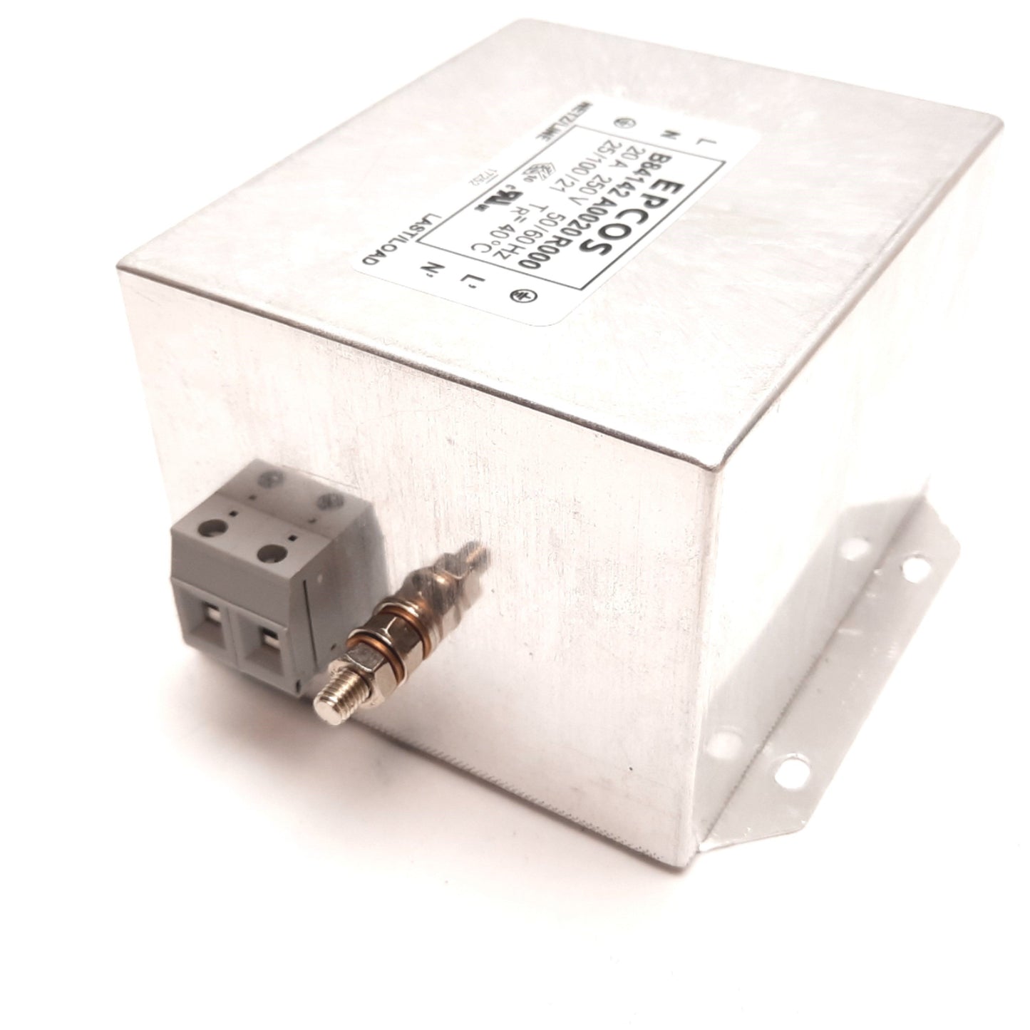 Used Epcos B84142A0020R000 Power Line Filter, Rating: 250V 50/60Hz 20A