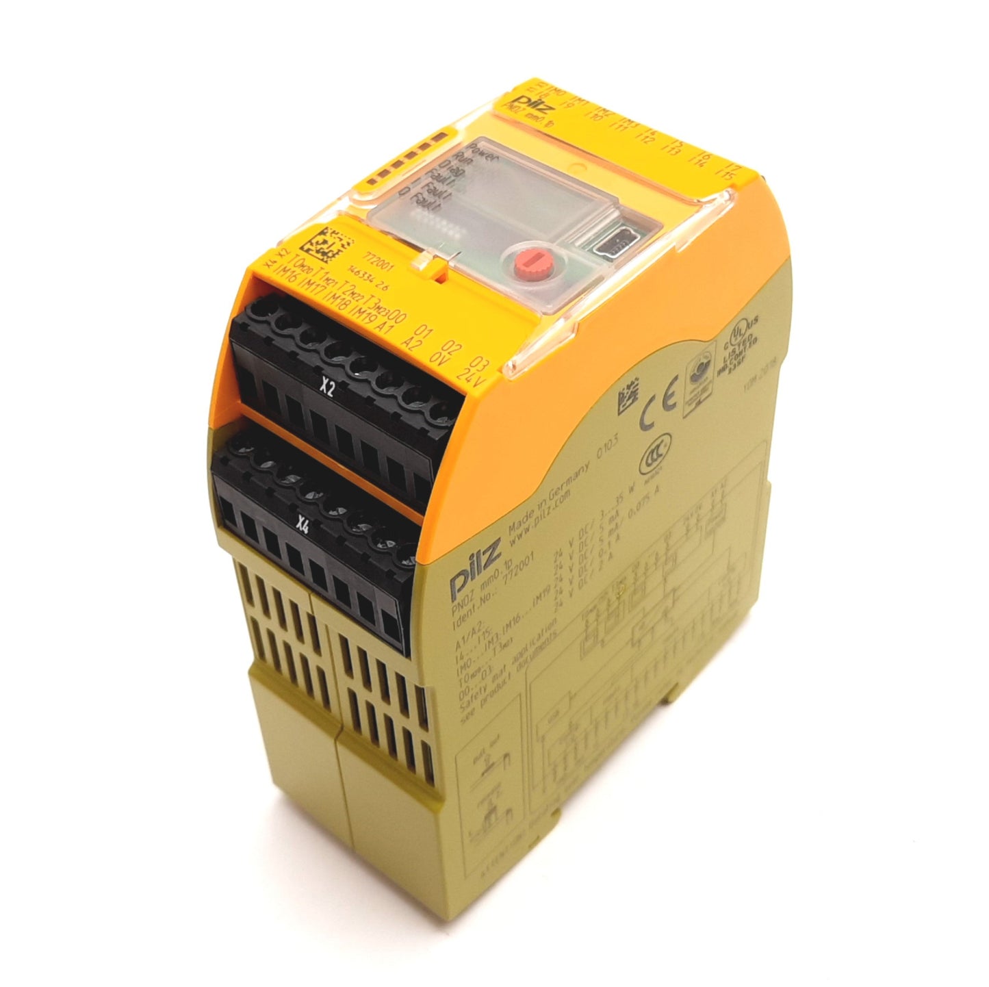 Used Pilz 772001 Compact Controller, 20x Digital Inputs, 4x Semiconductor Outputs