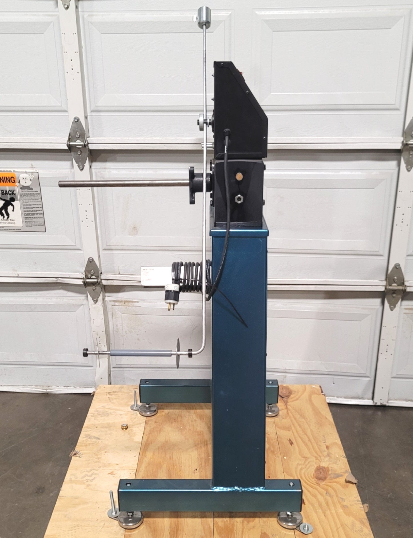 Used Rapid-Air R23F 100 Series Powered Stock Reel 75lbs Capacity, 18" Max Coil, 80RPM