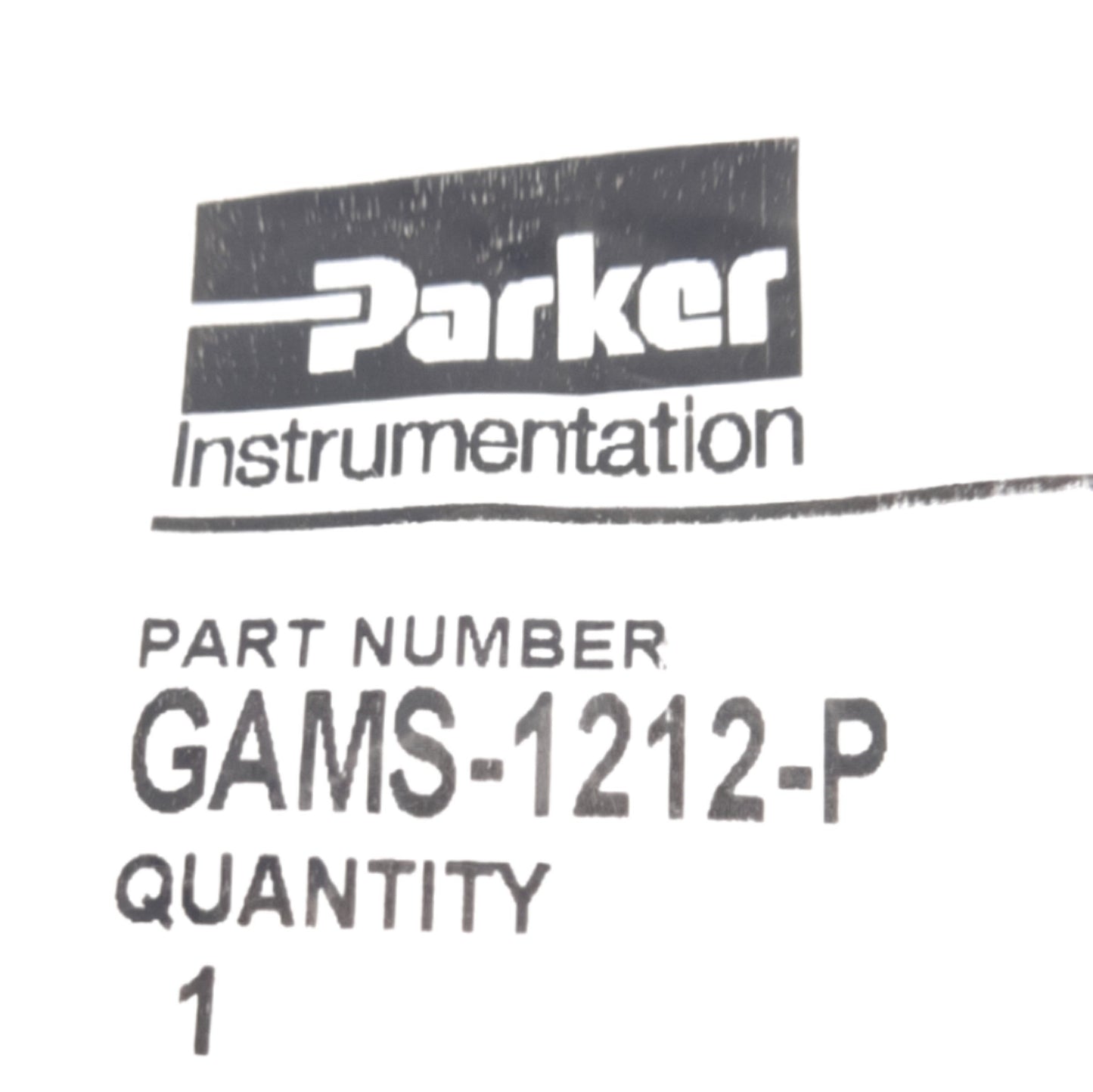New – Open box Parker GAMS-1212-P Male Straight Adapter PFA, 150psi, 3/4" NPT - 3/4" Tube