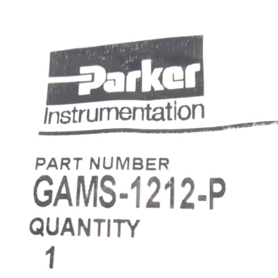 New – Open box Parker GAMS-1212-P Male Straight Adapter PFA, 150psi, 3/4" NPT - 3/4" Tube