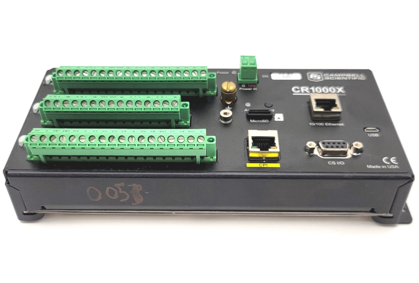 Used Campbell Scientific CR1000X Measurement And Control Datalogger, 1000Hz ,12VDC