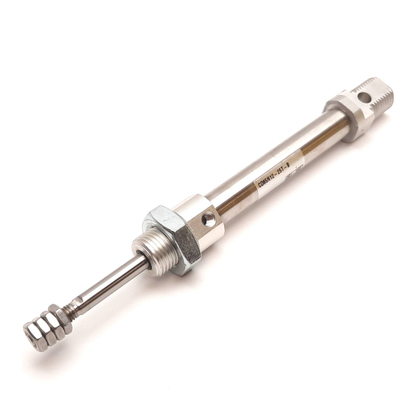 Used SMC CD85N12-25T-B Single Acting Cylinder, Spring Extend, Bore 12mm, Stroke 25mm