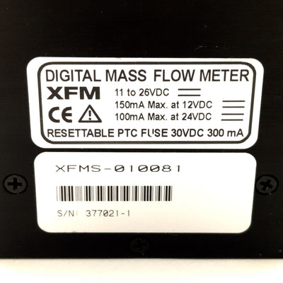New AALBORG XFMS-010081 Digital Mass Flow Meter 0-100 mL/Min Air, Out: 0-5v, RS 485