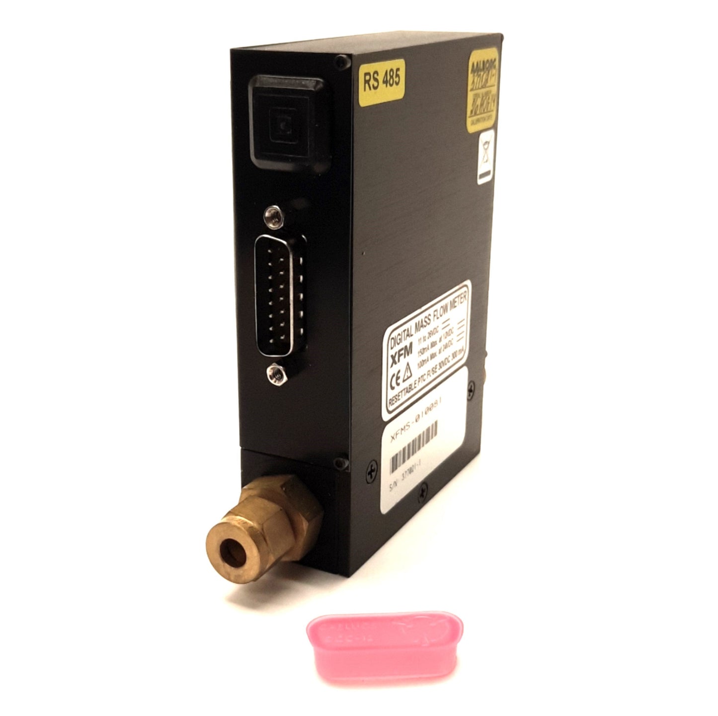 New AALBORG XFMS-010081 Digital Mass Flow Meter 0-100 mL/Min Air, Out: 0-5v, RS 485