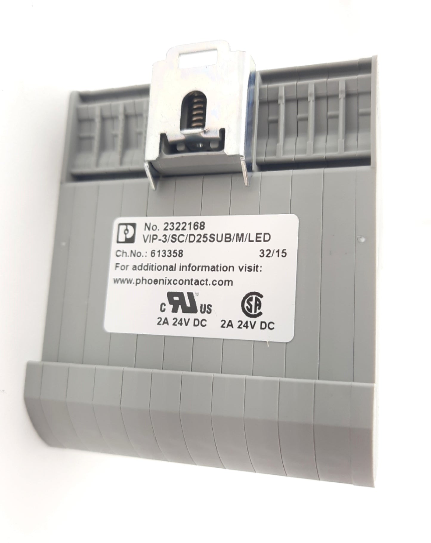 Used Phoenix Contact 2322168 Terminal Block Interface Module 25 Position 24V 2.5A