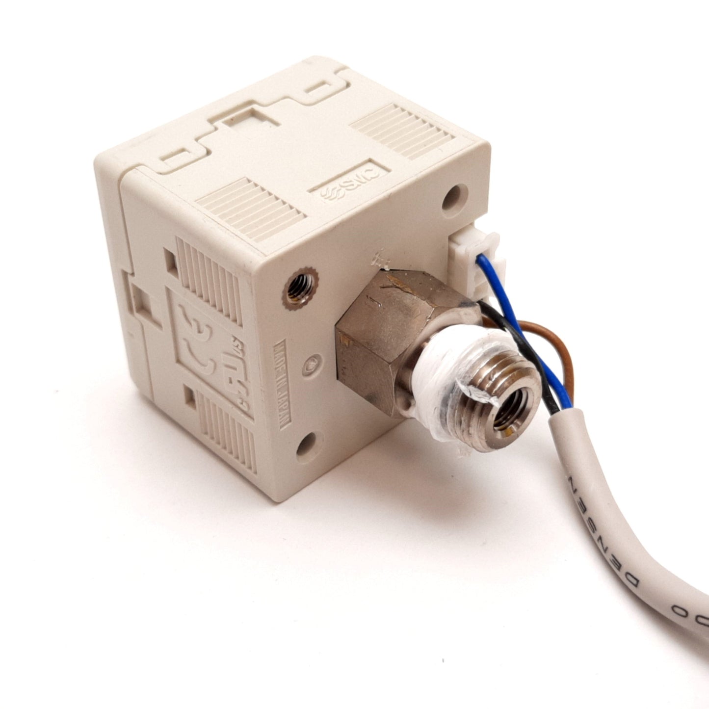 Used SMC ISE30A-01-P-M Digital Pressure Switch, -0.1 to 1.0MPa, 12-24VDC, PNP Output