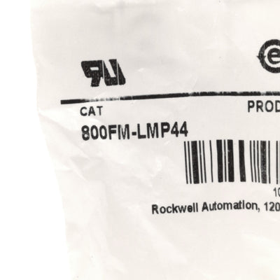 New – Open box Allen-Bradley 800FM-LMP44 Push-Pull Operator 22mm, 24v AC/DC, With 1 NC Contact