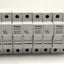 Used Lot of 4 Ferraz Shawmut USCC2 UltraSafe Fuse Holders, 2 Pole 600V 30AMP 35mm DIN