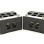 Used Lot of 2 Marathon 1102S Panel Mount Barrier Terminal Block, 65A, 600V, 6AWG Max
