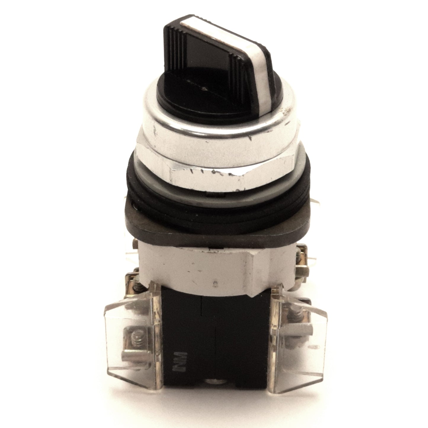 Used Allen Bradley 800T-J2KC1 T Selector Switch w/ x2 800T-XA D Contacts, 2NO/2NC