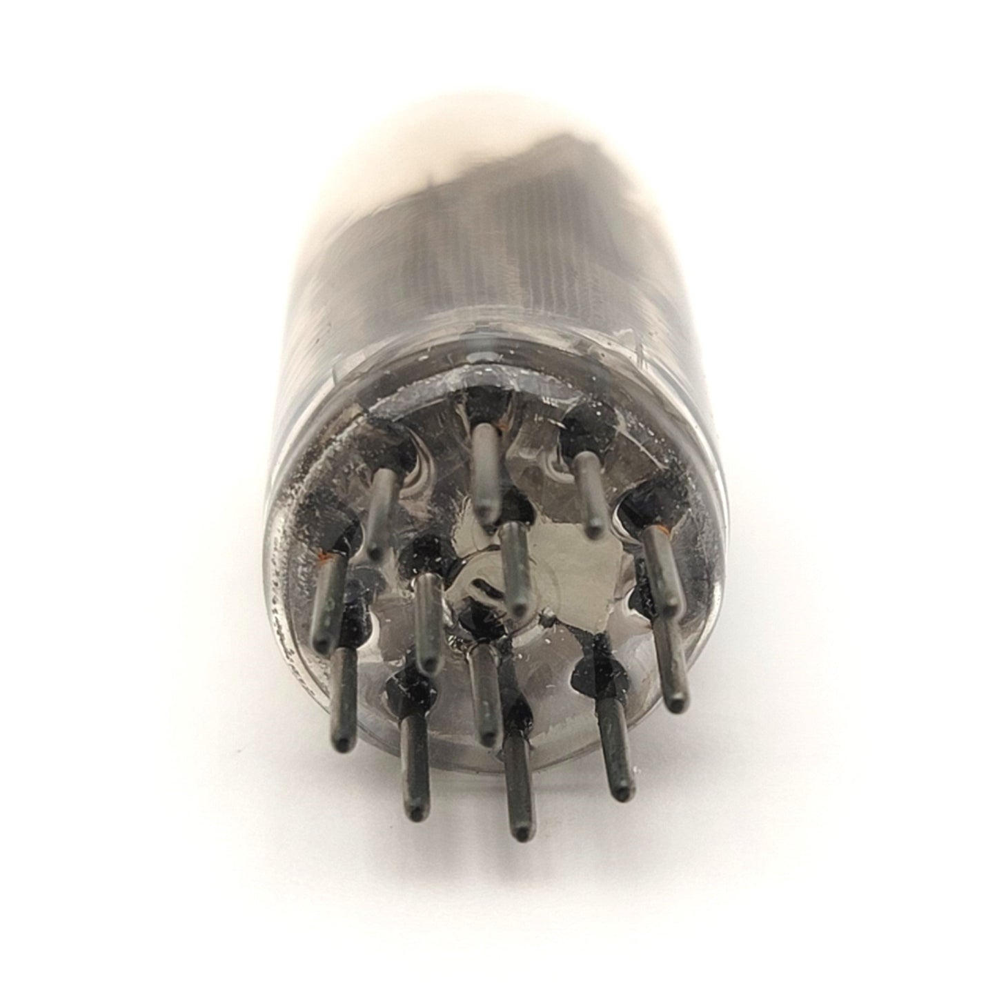 Used National Electronics NL-843 2 Character Nixie Tube + - 15.5mm Height RTS-14 Base