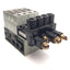 Used Lot of 4 Numatics 051RS100JP16W00 Regulator & Manifold 1 Port Pressure