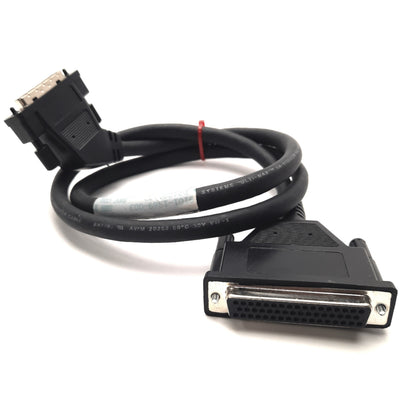 Used Allen Bradley P24206-E3 Rev C01 Interface Cable 3' Long 50 Pos. Female D-Sub