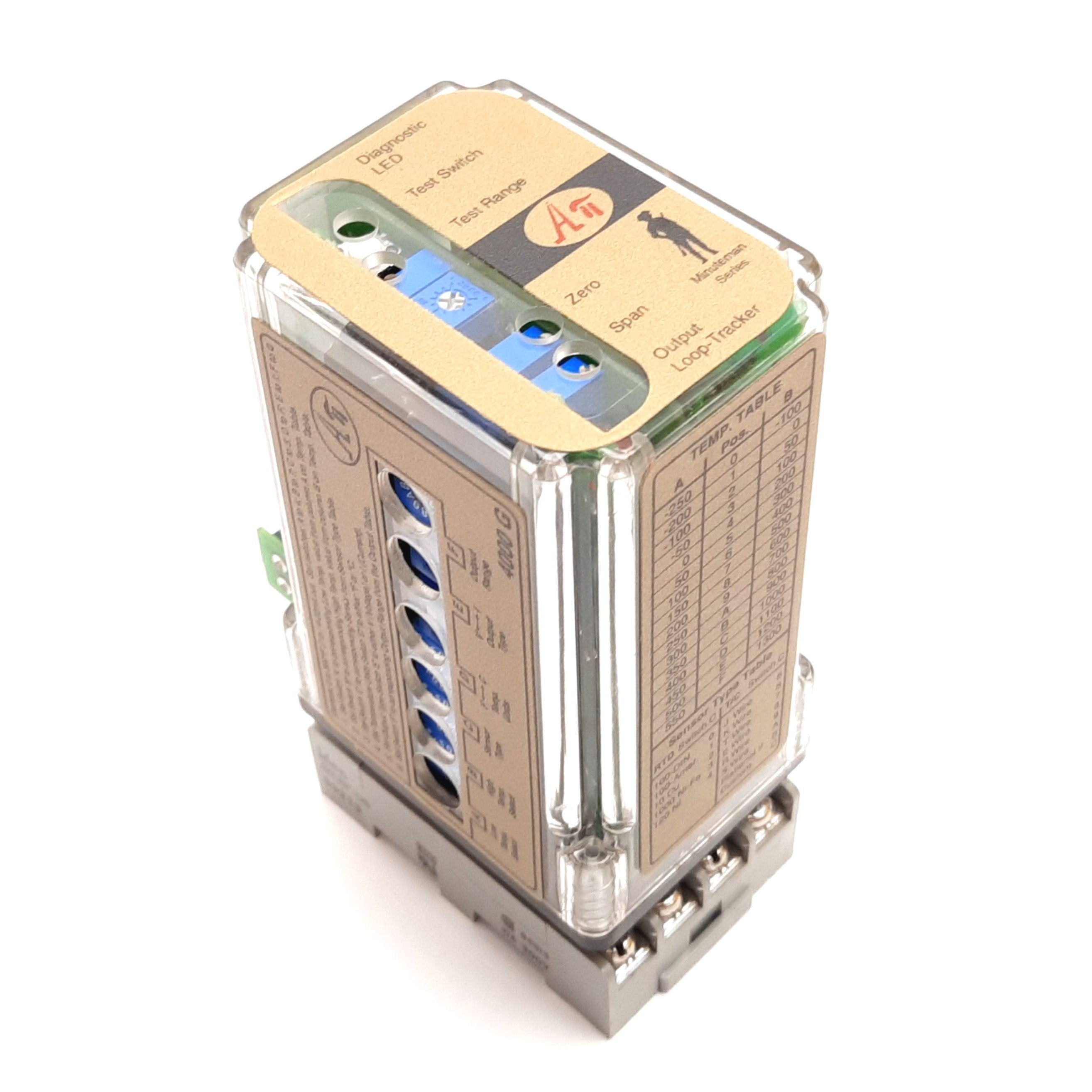 API 4000 G Temperature Isolator & Transmitter, TC/RTD to ±10VDC or 0-2 ...