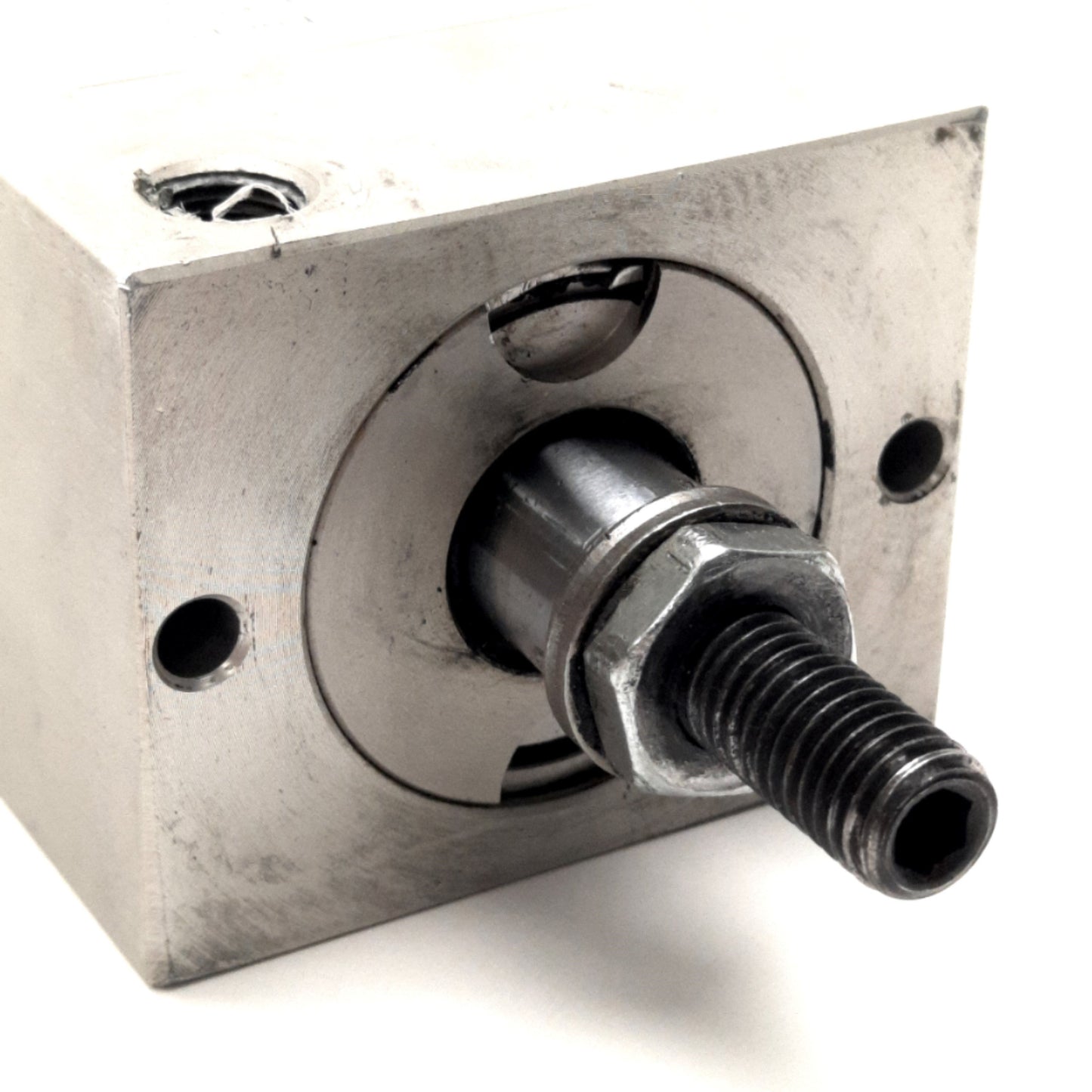 Used AZCO GC400 Pneumatic Cylinder For Sur-Cut Guillotine Knife 30-90 Psi, 40mm Bore