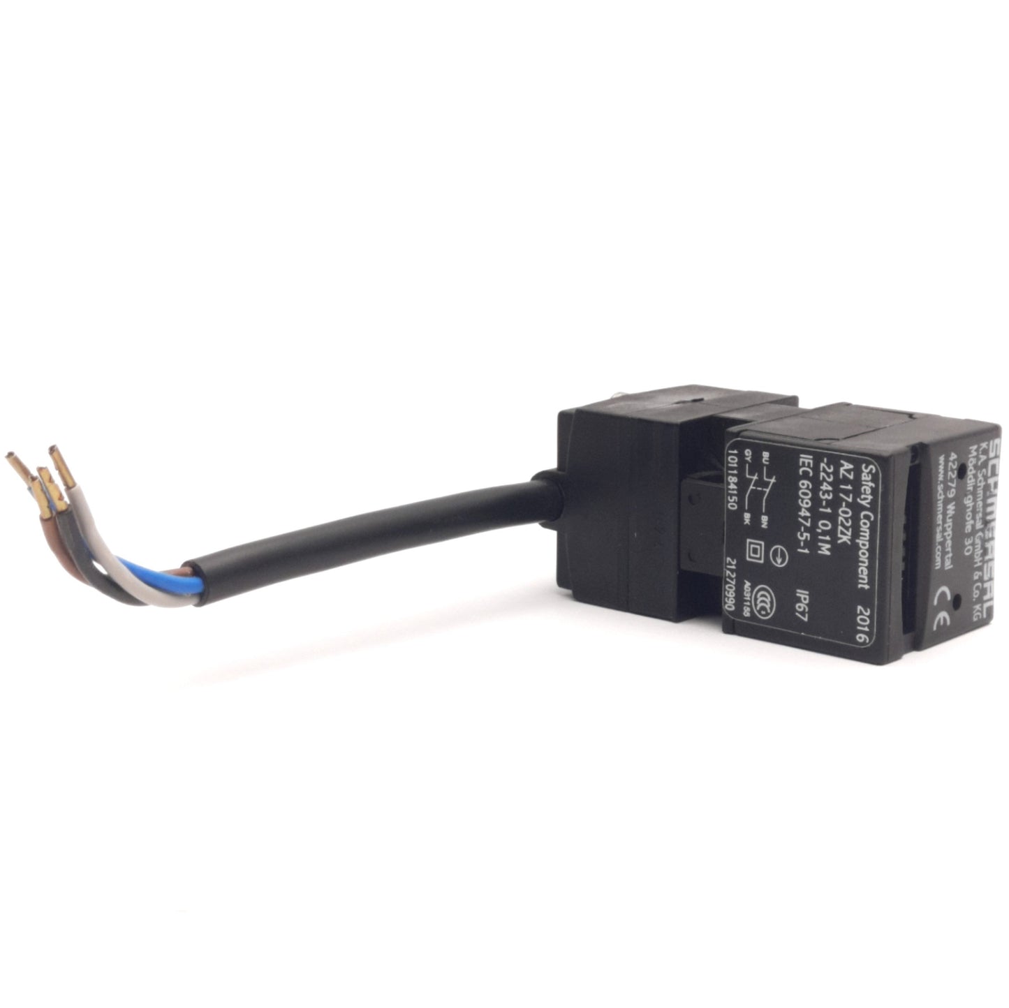 New – Open box Schmersal AZ17-02ZK-2243-0.1 Safety Switch, 30 N, 2 m/s, 4A 230 VAC -30 to 80°C