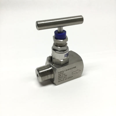 Used WE Anderson HNV-SSS25B Stainless Steel 316 Needle Valve, 3/4" NPT M x F, 6000psi