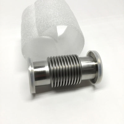 New – Open box Nor-Cal 2FC-NW-40-2 Flexible Bellow Coupling Vacuum Fitting DN 40 ISO-KF, 4.2" L