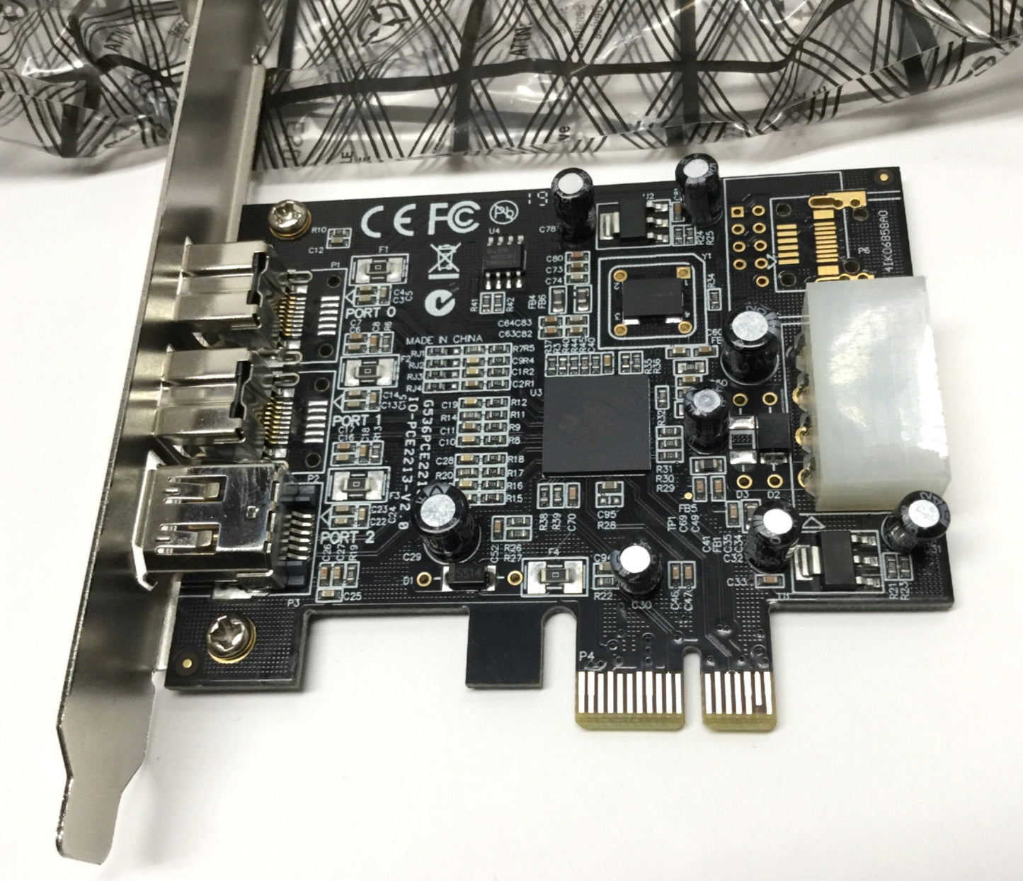New IOCREST SY-PEX30016 FireWire 800 Expansion 1x 1394a, 2x 1394b PCI-e Combo Card
