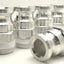 Used Lot of 5 PT Coupling 1000612 Cam & Groove Aluminum Part F Adapter, 1-1/4" MNPT