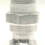 Used Lot of 5 PT Coupling 1000612 Cam & Groove Aluminum Part F Adapter, 1-1/4" MNPT