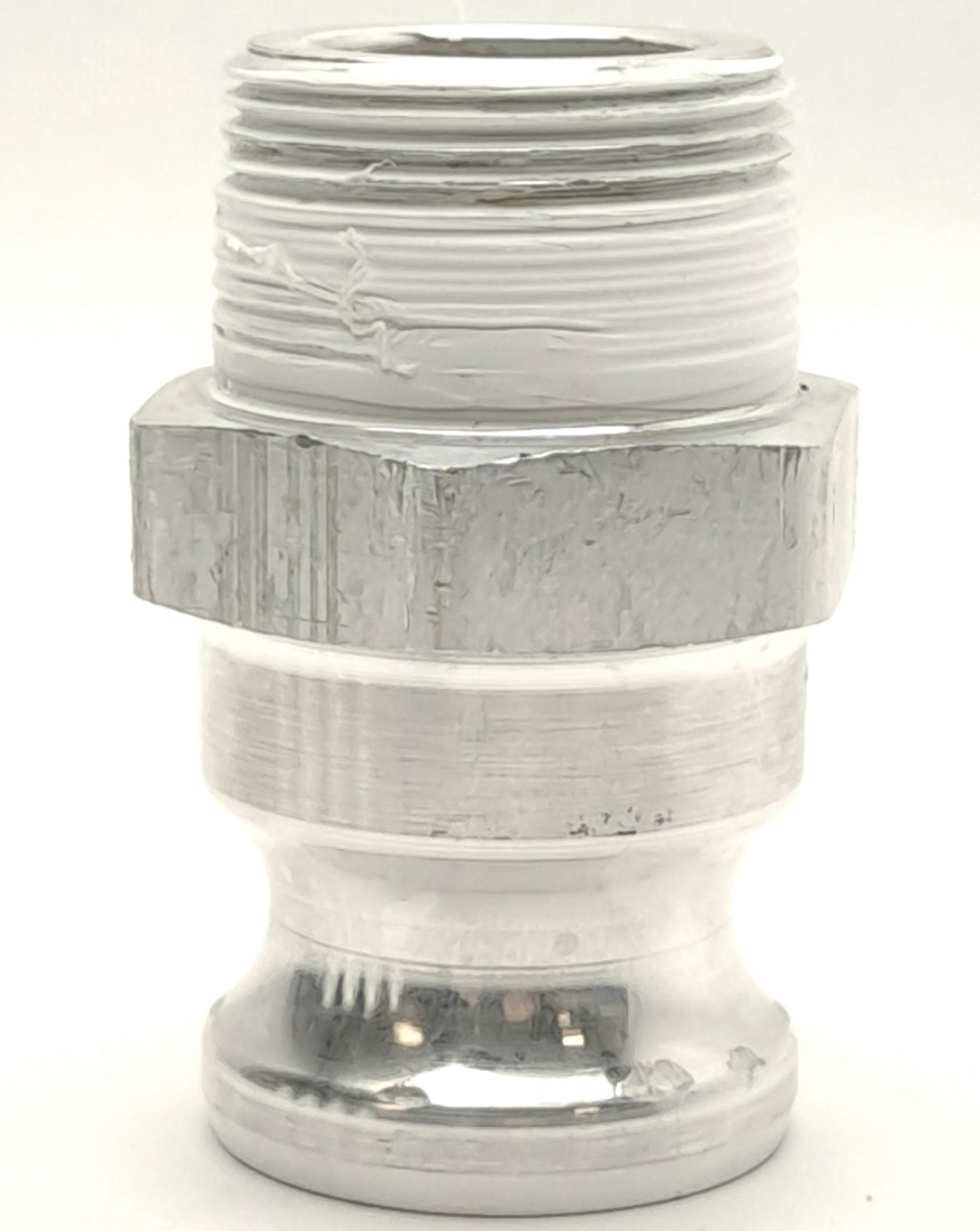 Used Lot of 5 PT Coupling 1000612 Cam & Groove Aluminum Part F Adapter, 1-1/4" MNPT