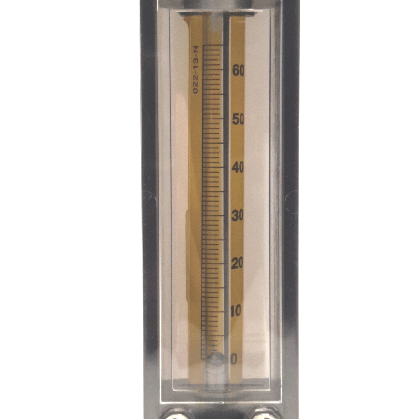 Used Cole Parmer 03216-08 / PMR1-01269 Flow Meter 94 mL/Min O2, 65mm Scale 1/8" NPT