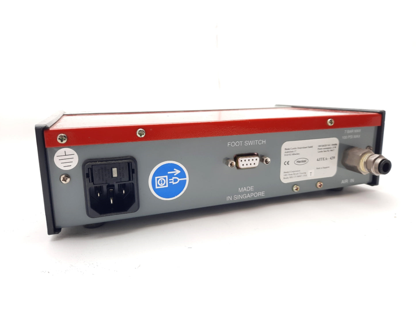 Used LocTite 98417 Analog Syringe Dispenser 100-220VAC 50W 35-100PSI
