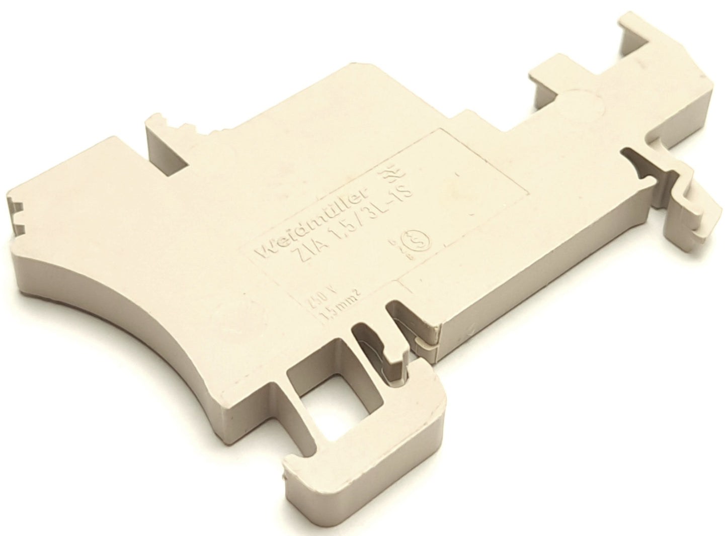Used Lot of 60 Weidmuller ZIA 1.5/3L-1S Initiator/Actuator Terminal Block, 1-Pole