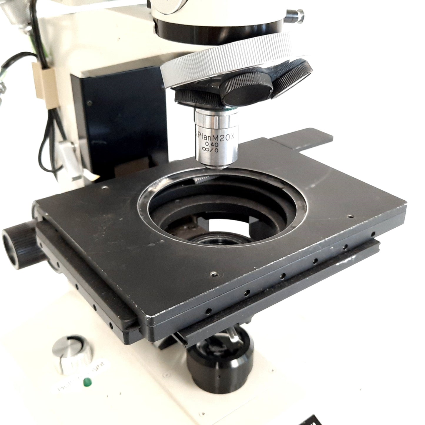 Used Meiji Techno ML8000 Metallurgical Microscope, Objective: S.Plan M20X, 120VAC