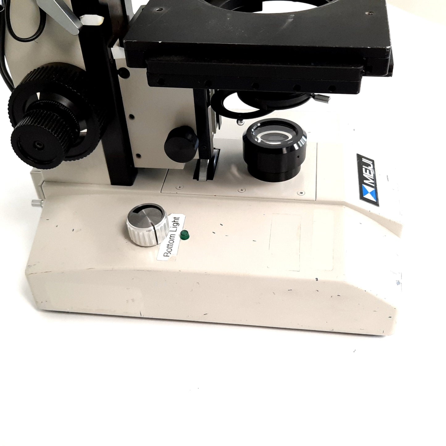 Used Meiji Techno ML8000 Metallurgical Microscope, Objective: S.Plan M20X, 120VAC