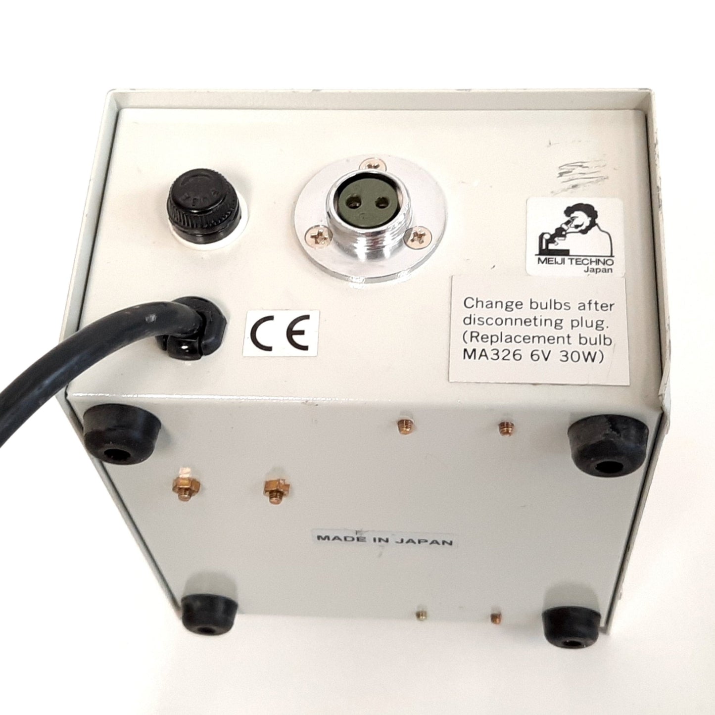 Used Meiji Techno ML8000 Metallurgical Microscope, Objective: S.Plan M20X, 120VAC