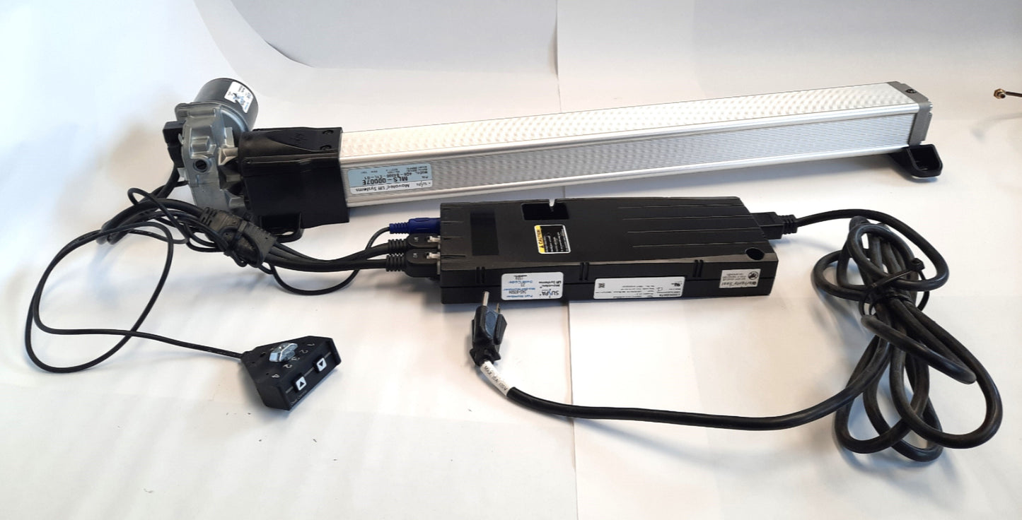Used Suspa Movotec MLS-00007E Bolt-On Motor Driven Lift System 120VAC, 1000lbs, 11.8"