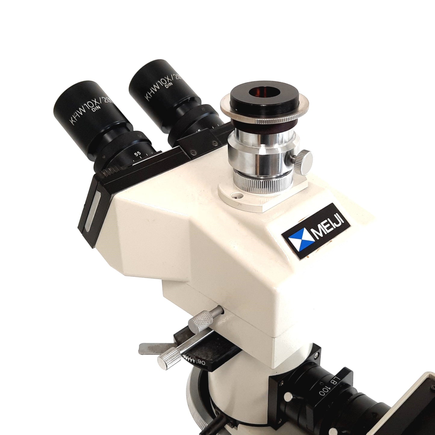Used Meiji Techno ML2000/PT10 Metallurgical Microscope, Objective S.Plan M20X, 220VAC