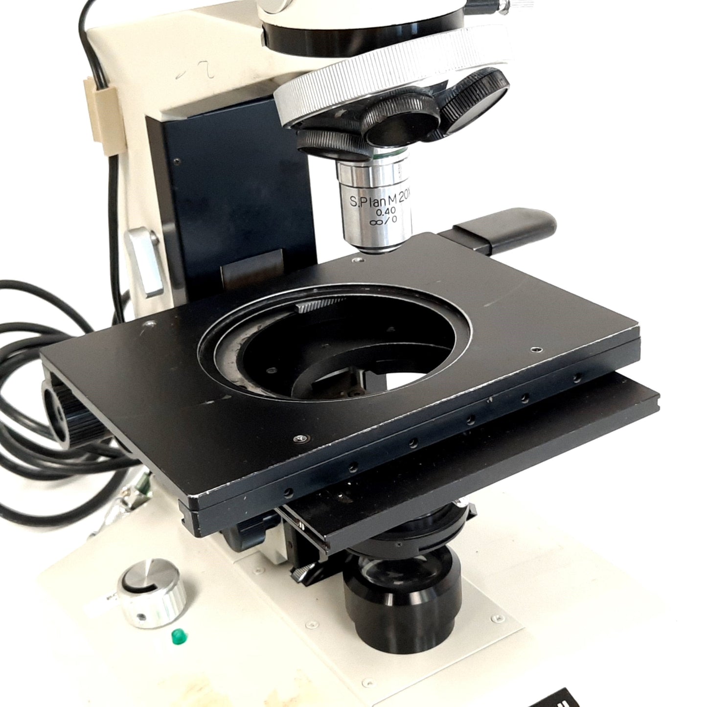 Used Meiji Techno ML2000/PT10 Metallurgical Microscope, Objective S.Plan M20X, 220VAC