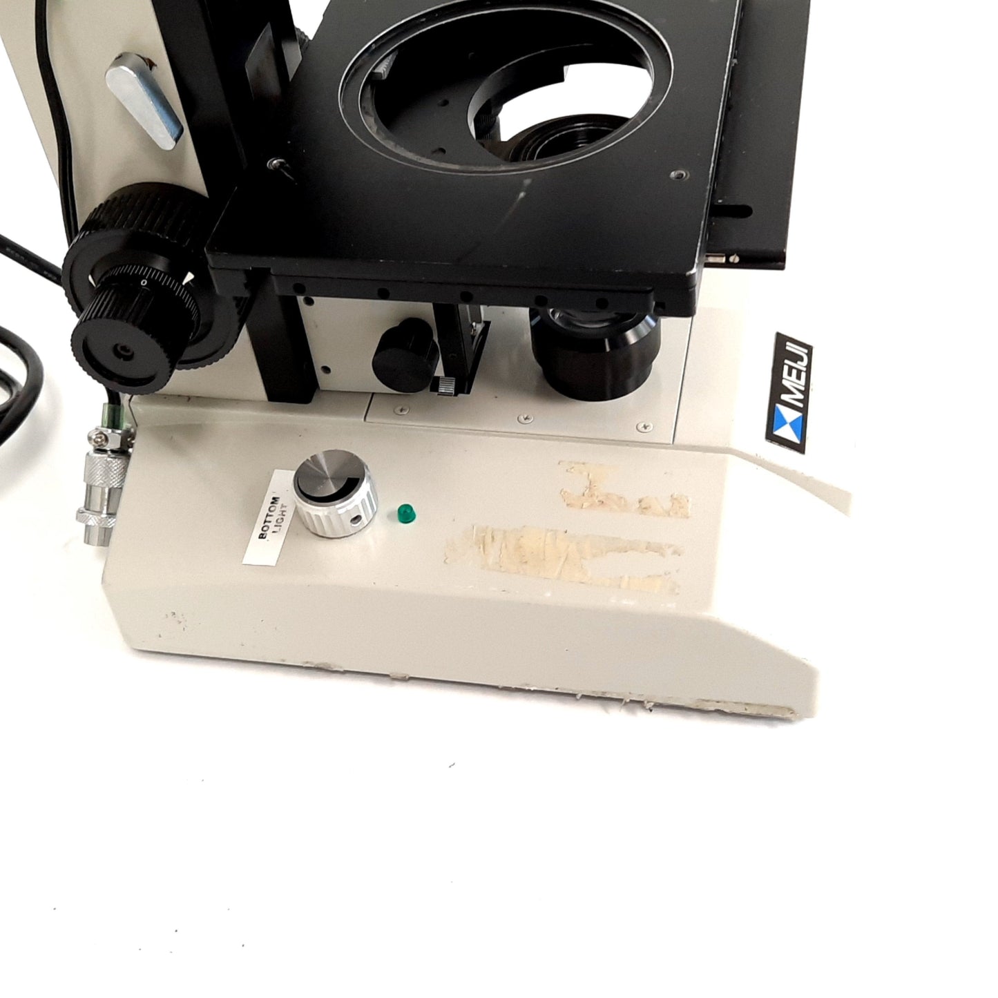 Used Meiji Techno ML2000/PT10 Metallurgical Microscope, Objective S.Plan M20X, 220VAC