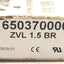 Used Lot of 100 Weidmuller ZVL 1.5 BR, 1650370000 Terminal Block Distribution Plugs