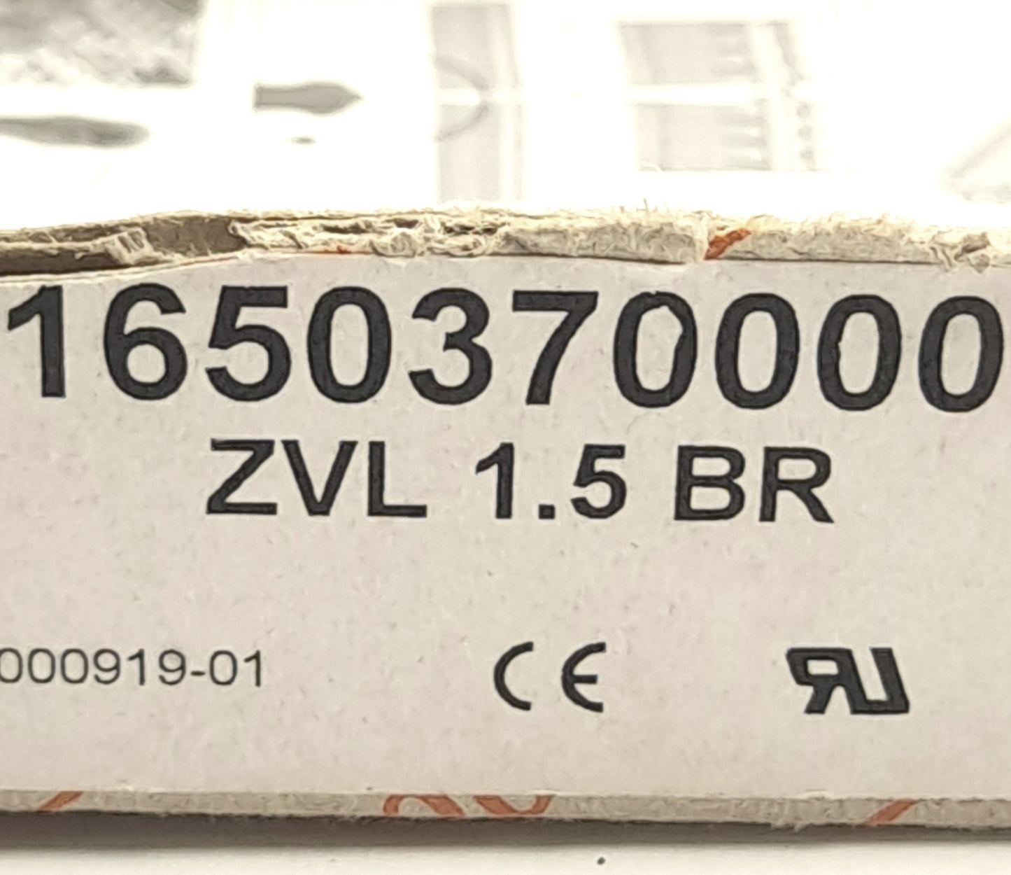 Used Lot of 100 Weidmuller ZVL 1.5 BR, 1650370000 Terminal Block Distribution Plugs