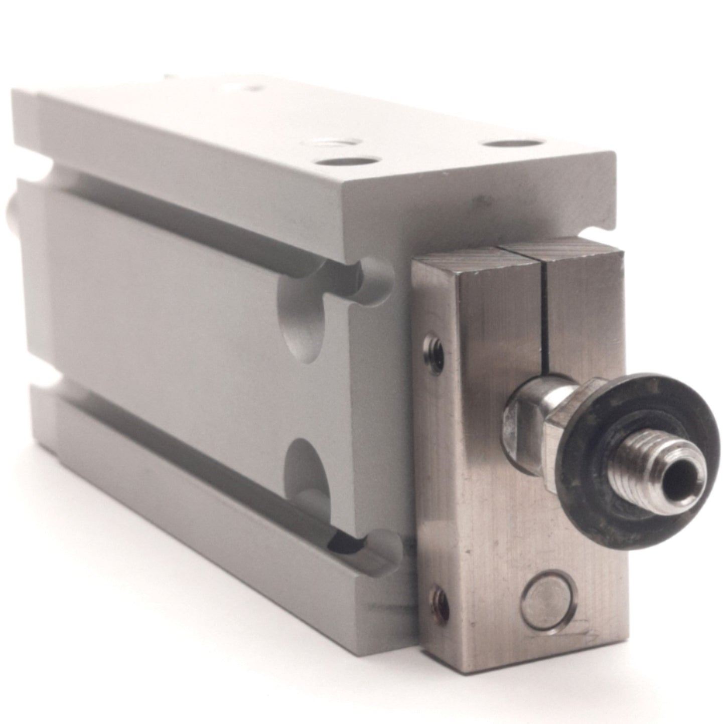 New SMC ZCDUKQ20-25D Compact Cylinder, 20mm Bore, 25mm Stroke, M5 Ports, 0.7 MPa