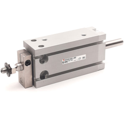 New SMC ZCDUKQ20-25D Compact Cylinder, 20mm Bore, 25mm Stroke, M5 Ports, 0.7 MPa