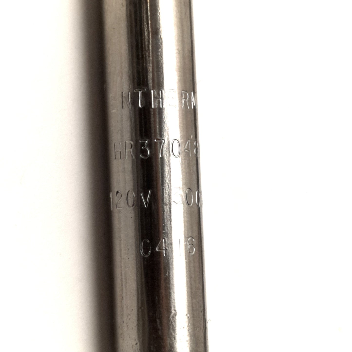 Used Entherm HR37048M Cartridge Heater 3/8" x 4.5", SS Hose Length: 92", 120v AC 300W
