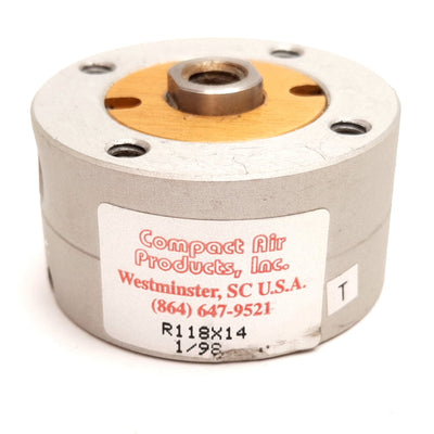 Used Compact Air Products R118X14 Compact Cylinder, Bore: 1.125", Stroke: 0.25"