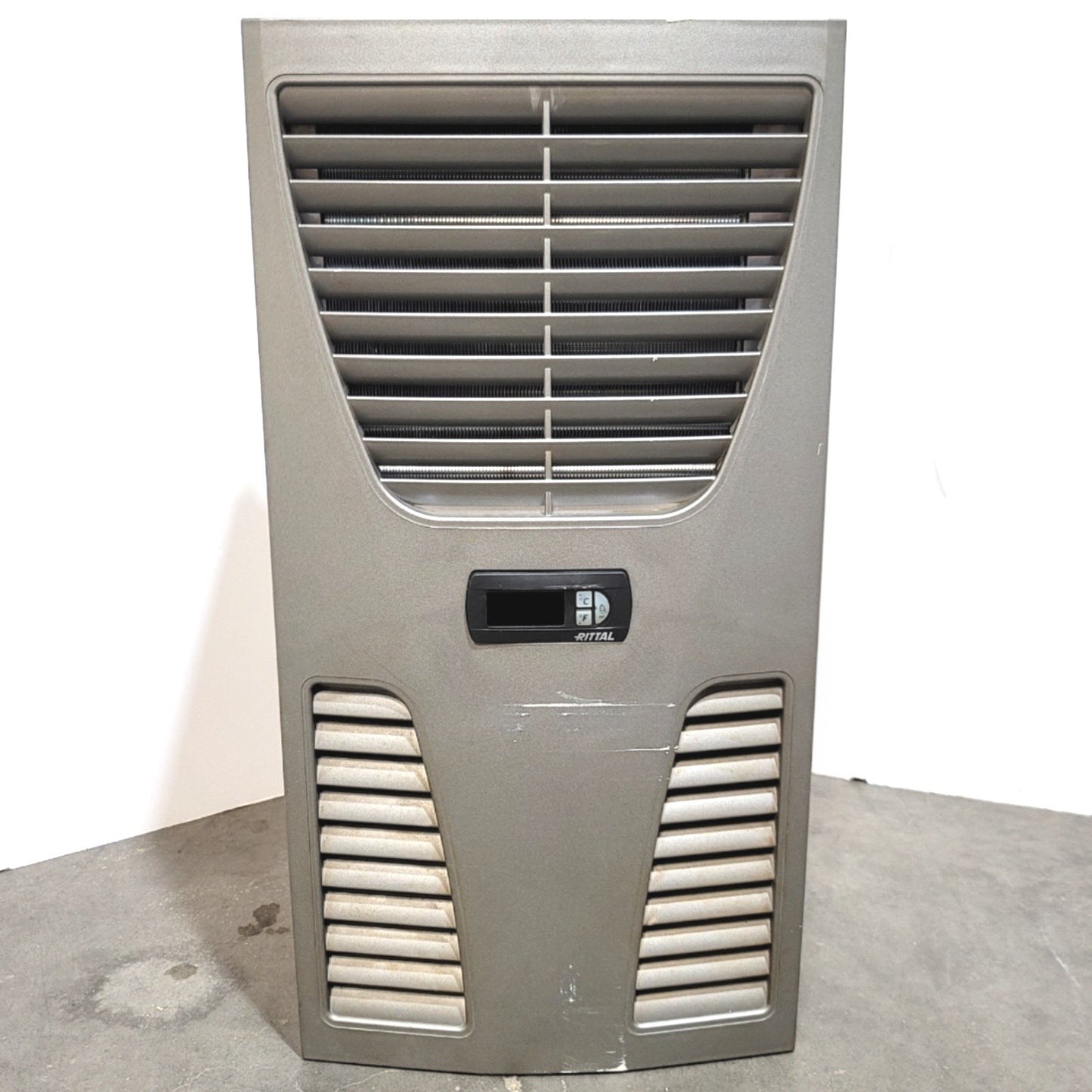 Used Rittal SK 3303.610 TopTherm Wall Mounted Cooling Unit 500W, 115VAC 5.7A, 20-50°C