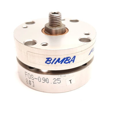 Used Bimba FOS-090.25 Compact Cylinder, Single Acting Spring Return, Bore: 1.0625"
