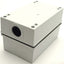 Used Sprecher + Schuh DZA 3-2A Push Button Enclosure, 2-Hole, Material: Aluminum