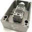 Used Sprecher + Schuh DZA 3-2A Push Button Enclosure, 2-Hole, Material: Aluminum