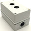 Used Sprecher + Schuh DZA 3-2A Push Button Enclosure, 2-Hole, Material: Aluminum
